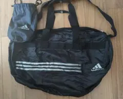 ★お値下げ★adidas ナイロンバッグ 2WAY 黒 収納袋付き