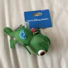 ディズニー　ラプンツェル　パスカル　キーホルダー　携帯電話クリーナー