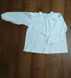 ユニクロ　長袖　ブラウス　シャツ　110 白