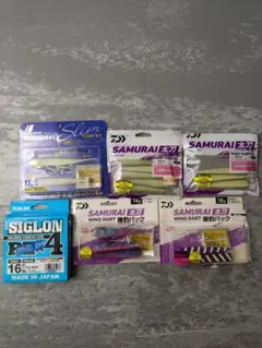 釣具　新品、中古品セット　タチウオ用　ワインド PE×4 200m #1　太刀魚のサムネイル