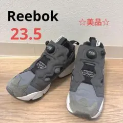 Reebok リーボック インスタポンプフューリー スニーカー グレー　23.5