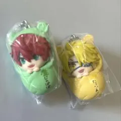 カラフルピーチ　おくるみますこっとチャーム　じゃぱぱ　たっつん　2個セット