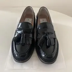 LANVIN en Bleu タッセルローファー ブラック　22.5のサムネイル