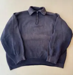 【スペシャル】50’s 大きめ ナス紺 Penney's ハーフジップスウェットのサムネイル