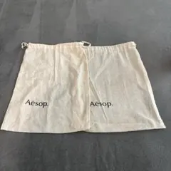 新品 Aesop. ショップ袋 ショッパー 巾着 2点セット