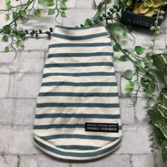 ミントボーダーロンＴ  SSサイズ