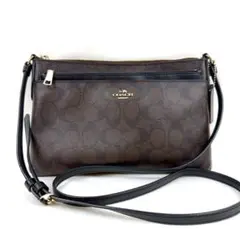 COACH ショルダーバッグ F58316 シグネチャー PVC ゴールド金具のサムネイル