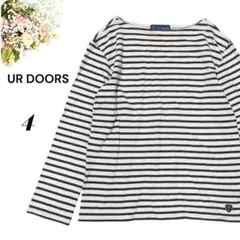 アーバンリサーチドアーズ　UR DOORS　ボーダーシャツ　コットン　日本製　4