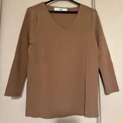 エヌ　ナチュラルビューティーベーシック　vネックカットソー ニット