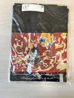 GU ワンピース コラボ Tシャツ エース ルフィ XXL 新品未開封 黒のサムネイル
