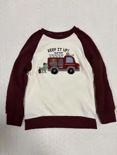 slap slipトレーナー 消防車 120cm