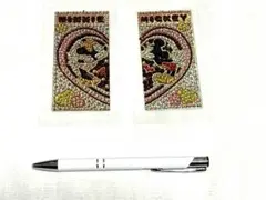 ミッキー　ミニー　キラキラシール