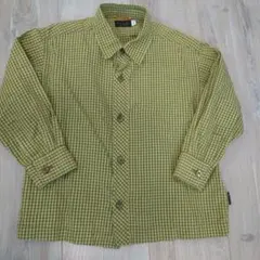 Paul Smith 長袖シャツ 100cm グリーン系チェック