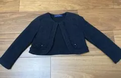 ショパンドゥ　ボレロ　ジャケット　黒　110cm