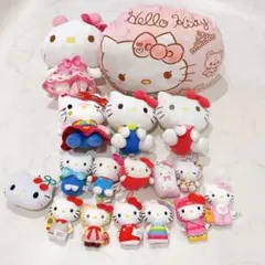 【豪華17点】ハローキティ ぬいぐるみ まとめ売り 50周年 平成レトロ