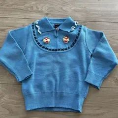 ニット　日本　レトロ　古着