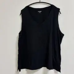 オールドネイビー タンクトップ Ｖネック 〖XL〗 ブラック 黒 メンズのサムネイル