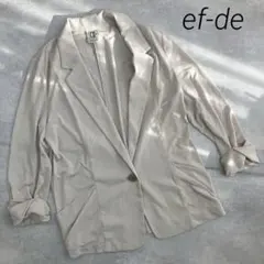 美品❣　エフデ　ef-de　白　ジャケット　アウター　ｘｓ　小さめ　入学式　大人