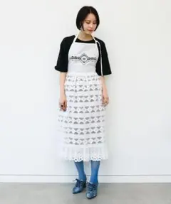 BEAMS COUTURE DEAN & DELUCA エプロン　ホワイトのサムネイル