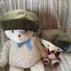 新品未使用 親子お揃い★14+  ベレー帽　セット