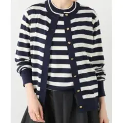 IENA les maillesWashable アンサンブル ネイビー