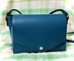 Legato Largo 軽量 お財布ショルダーバッグ ターコイズブルー