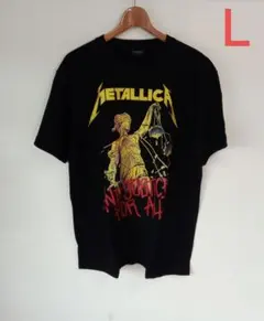 メタリカ METALLICA AND J.. バンドTシャツ(Ｌ)C10