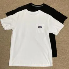 パタゴニア ポケットTシャツ XS 白黒2枚セット