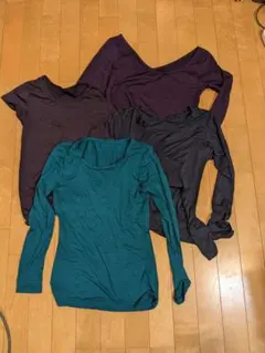 HEATTECH 長袖シャツ (S) 2枚・半袖(M)2枚