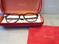 GUCCI グッチ べッ甲 ゴールドフレームサングラス 専用ケース付き