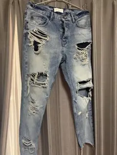 ZARAMAN ダメージデニム