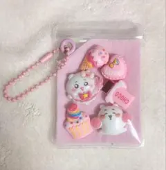 ガチャ詰め風ポーチ【ちいかわ✱ピンク】