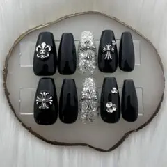 199 クロム y2k 韓国 シズニ シズニルック ワンホン ネイルチップ ラメ