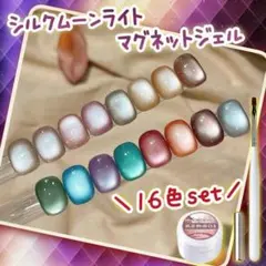 16色 シルキームーンライト マグネットジェル マグネットネイル【SML16】5