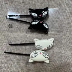 ネコ　ヘアピン　まとめ売り