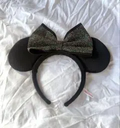ディズニー カチューシャ キラキラ 黒