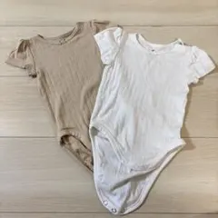 H&M ベビー ロンパース 2枚セット 4-6Mのサムネイル