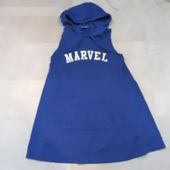 MARVEL フード付きノースリーブ 青のサムネイル