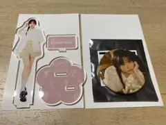 LE SSERAFIM カフェ ウンチェ アクリルスタンド 缶バッジセット