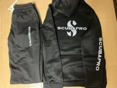 SCUBAPRO フード付きジャージセット ブラック