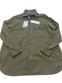 新品　未使用　タグ付き　ユナイテッドアローズ　オリーブ色 Mサイズ 長袖シャツ