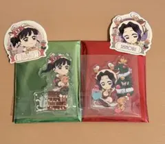 【鬼滅の刃】胡蝶しのぶ＆栗花落カナヲ⭐︎クリスマス ランダム アクスタ、ステッカー