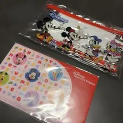 ディズニー　鉛筆　消しゴム　ポーチ　ファイル