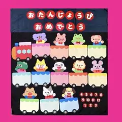 壁面飾り お誕生日表 セット