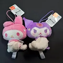 モンチッチ×マイメロディ・クロミおすわりぎゅっとマスコット 2種セット