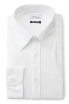 【新品、未開封】LES MUES ノンアイロン ホワイトシャツ M82