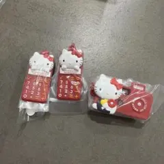 ハローキティ なつかしアイテムミニチュアコレクション 3点セット
