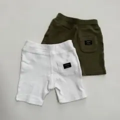 フタフタ　ハーフパンツ　バースデイ　レギンス　ズボン　パンツ　保育園着