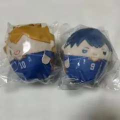 ハイキュー　くじメイト ぬいくじ D賞 ふわコロりん 影山飛雄　日向翔陽