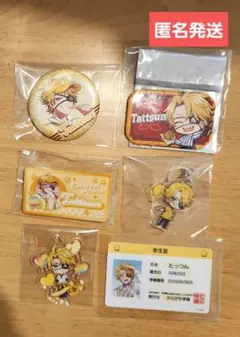 カラフルピーチ 缶バッジ キーホルダー たっつん 6点セット ★匿名発送★